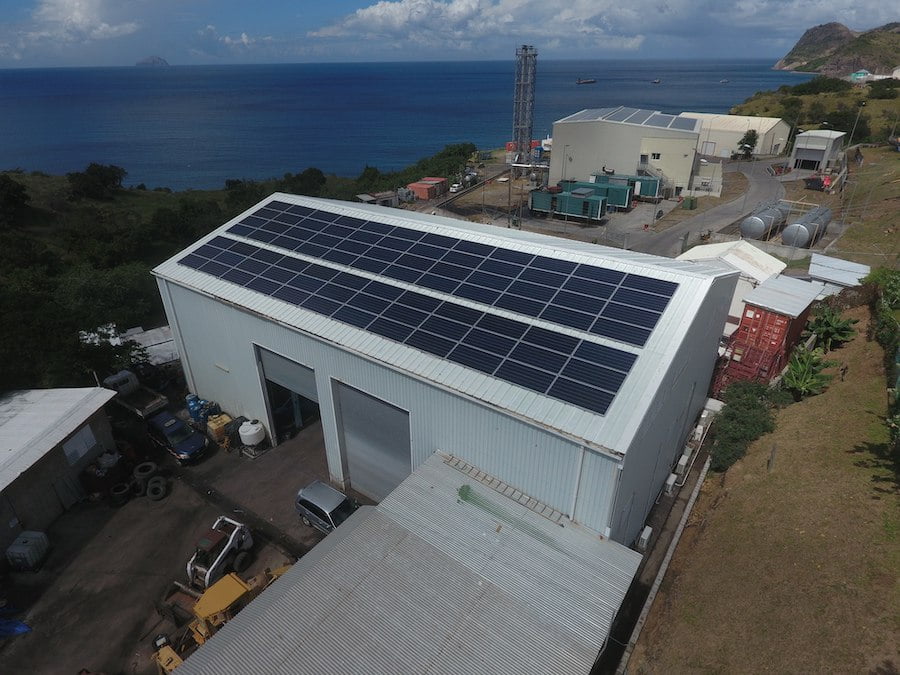 Solar install on metal roof